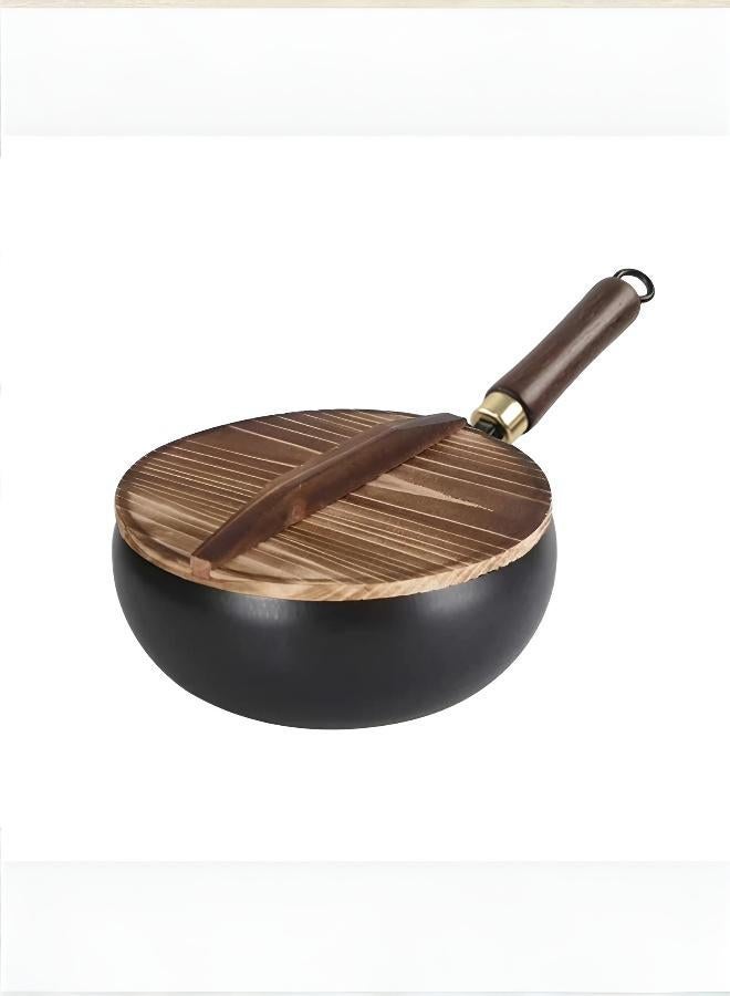 Healthy Non-Stick Deep Pan without Coating (Pure Iron, Enriches Food with Essential Minerals) - Image 2